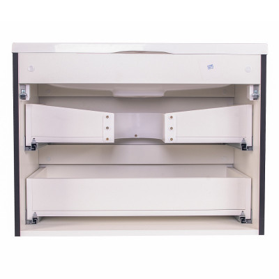 Тумба под раковину Style Line Бергамо 70 СС-00002321 подвесная черная антискрейч