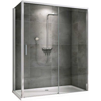 Душевой угол Abber Komfort 130x90 AG93130-S92 пр-ль хром стекло прозрачное