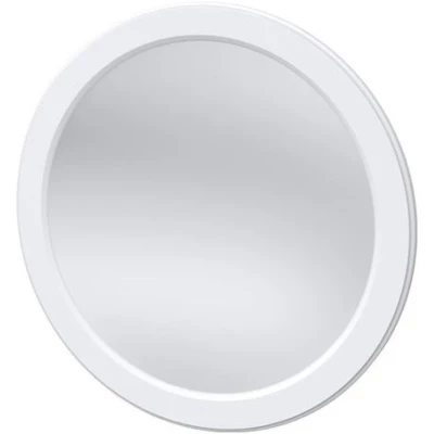 Зеркало для ванной 80х80 см белый матовый Caprigo Valletta 35330-L811 круглое