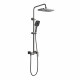 Душевая система Shevanik S9636T, оружейная сталь (S9636T)