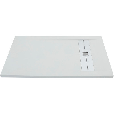 Душевой поддон из искусственного камня Allen Brau Infinity 120x90 8.21003-21 белый камень прямоугольный