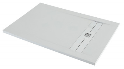 Душевой поддон из искусственного камня Allen Brau Infinity 120x90 8.21003-21 белый камень прямоугольный
