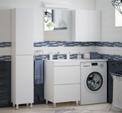 Подвесной шкаф в ванную Corozo Альтаир 60 SD-00000502 белый