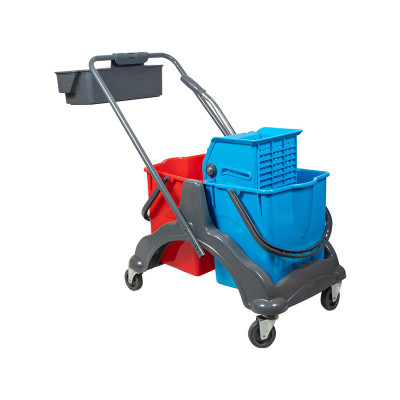 Двухведерная уборочная тележка Uctem Plas 2х17л CK770