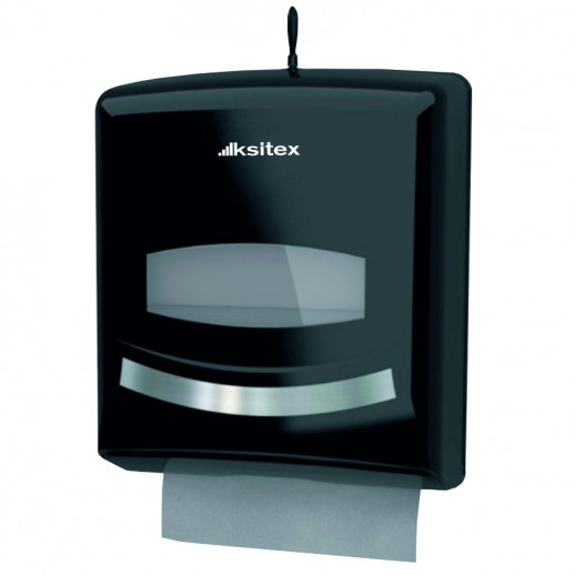 Ksitex TH-8238B диспенсер листовых полотенец V-сложения, черный