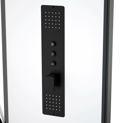 Душевая кабина Black&White Galaxy 90х90 8022000 с гидромассажем квадратная