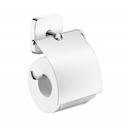 Hansgrohe PuraVida 41508000 держатель для туалетной бумаги с крышкой, хром