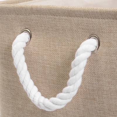 Бельевая корзина WasserKRAFT Aisch WB-550-S бежевая