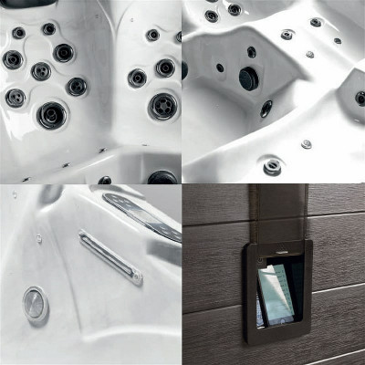 Бассейн Gruppo Treesse Rodas 230x230 PROD01BP с гидромассажем акрил