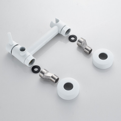 Гигиенический душ со смесителем Raffine F207C, белый