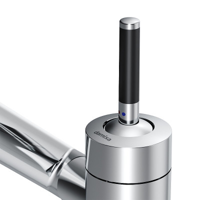 Смеситель для раковины Damixa Arc 290217464 хром черный однорычажный