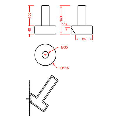 ArtCeram Post it PSC001 держатель бумаги, белый