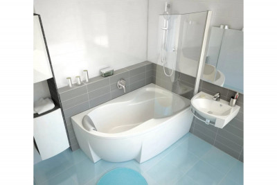 RAVAK C561000000 ванна Rosa 95 150 см правая, белая/акрил