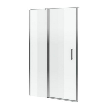 Душевая дверь со стенкой EXCELLENT Mazo 150 см хром (KAEX.3025.1S.1500.LP + KAEX.3025.1D.0650.LP)