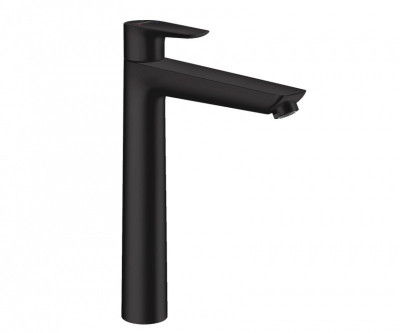 Высокий смеситель для раковины Hansgrohe Talis E 71716670 (черный матовый)