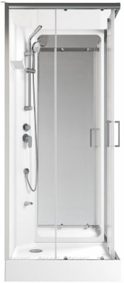 Душевая кабина Aquanet Passion S 2.0 90x90, прозрачное стекло квадратная (00263869)