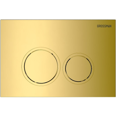 Клавиша смыва Grossman Galaxy 700.K31.01.300.300 золото ABS-пластик
