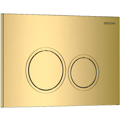 Клавиша смыва Grossman Galaxy 700.K31.01.300.300 золото ABS-пластик