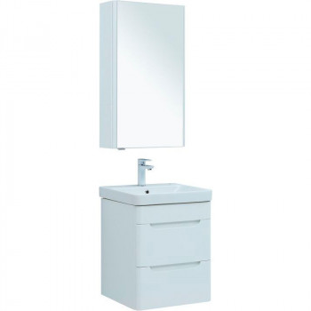 Комплект мебели для ванной Aquanet София 50 274191 подвесной белый глянец