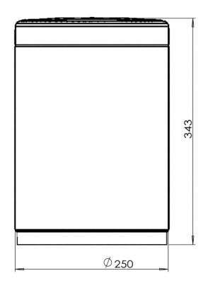 Сенсорное ведро для мусора 9 л JAVA S-882-9R нерж сталь малиновый