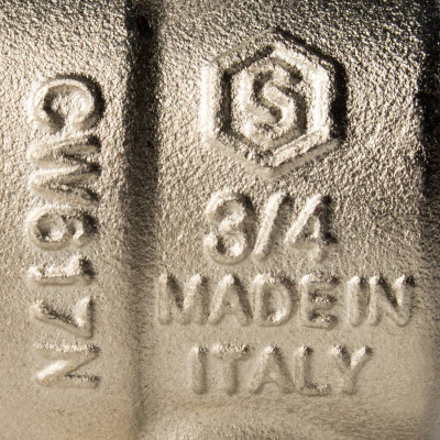 Кран шаровой полнопроходной угловой, ВР/НР, ручка бабочка 3/4, американка STOUT (SVB-0008-000020)