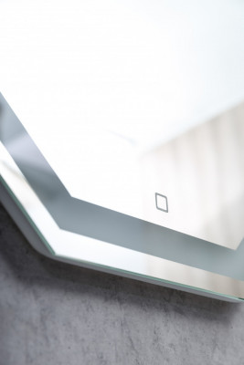 Зеркало с встроенным светильником и сенсорным выключателем BelBagno SPC-OTT-1000-800-LED-TCH