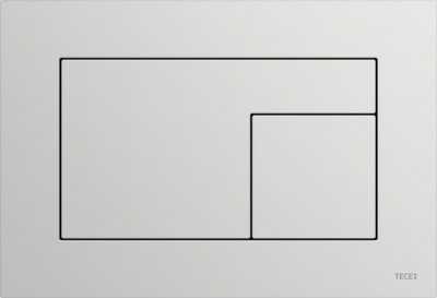 TECEvelvet Панель смыва унитаза для системы двойного смыва, цвет каменно-серый (9240734)