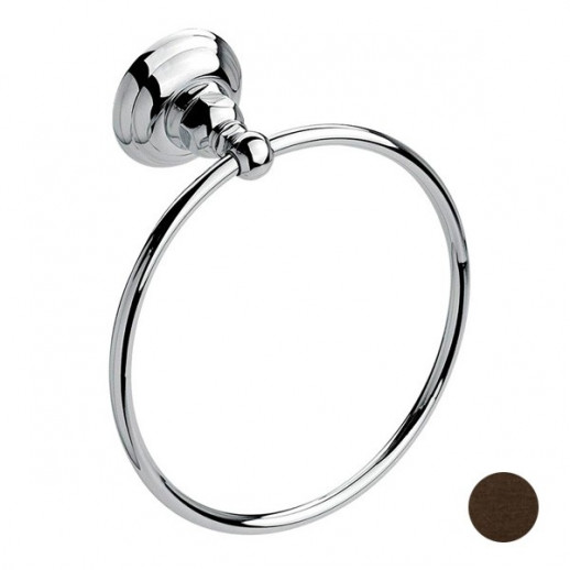 Nicolazzi Classica 1485 DB полотенцедержатель "кольцо", темная бронза