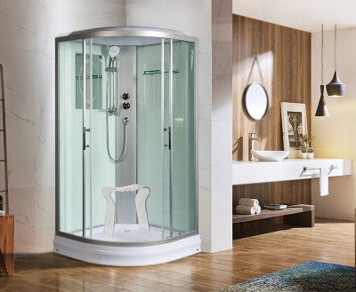 Душевая кабина WeltWasser WW500 Werra 1002 100x100 10000003227 профиль хром четверть круга