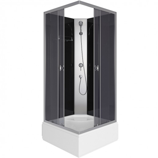 Душевая кабина Niagara Eco 90x90 E90/26Q/TN/BK квадратная