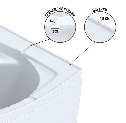 Душевая кабина Niagara Eco 90x90 E90/26Q/TN/BK квадратная