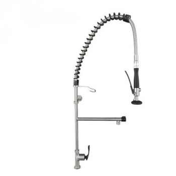 Cмеситель профессиональный высокий 100 см ROTPUNKT с фиксацией лейки, хром