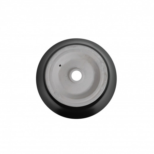 Накладная раковина Aquanet SMART-1-MB диаметром 42 см, черная матовая (273686)