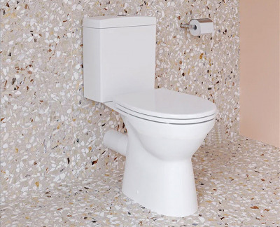 Унитаз компакт Vitra S10 Open-Back 9822B003-7204 с бачком и сиденьем микролифт
