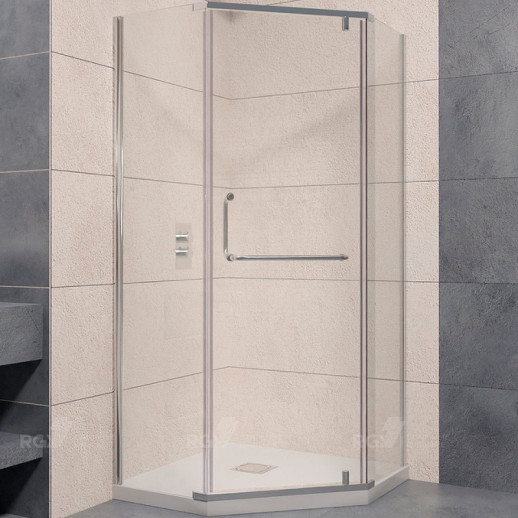 Душевой уголок RGW Passage PA-081 80х80 35088188-11 прозрачный профиль хром призма