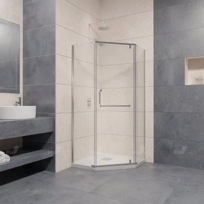 Душевой уголок RGW Passage PA-081 80х80 35088188-11 прозрачный профиль хром призма