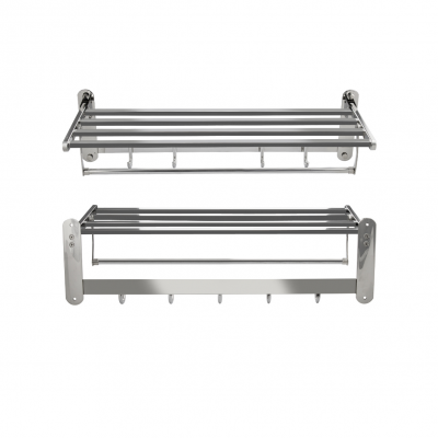 Полка для полотенца GFmark 1041 из нержавеющей стали, матовый хром