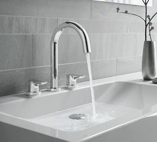 Смеситель для раковины (на три отверстия) KLUDI Objekta хром 323930575