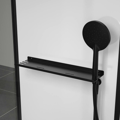 Душевая кабина Black&White Galaxy 90х90 8021000 с гидромассажем четверть круга