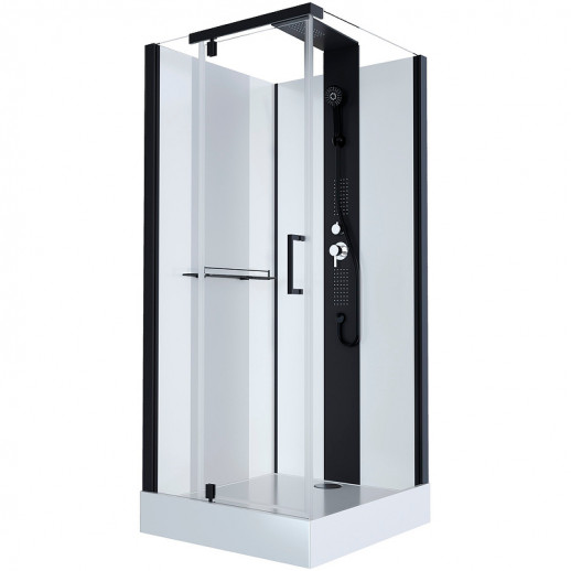 Душевая кабина Black&White Galaxy G8702 90x90 8702900 с гидромассажем квадратная
