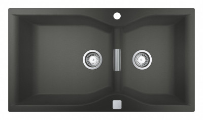 Мойка GROHE K700 с 2 чашами, 900 x 500 мм, серый гранит (31658AT0)