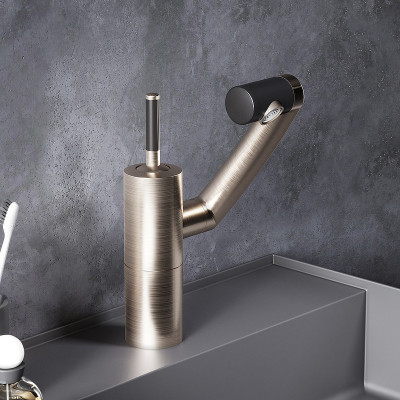 Смеситель для раковины Damixa Arc 290217264 никель однорычажный