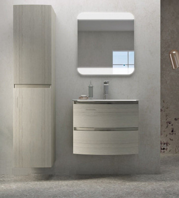 Тумба под раковину Cezares Vague 54847 69 см подвесная, цвет rovere sbiancato