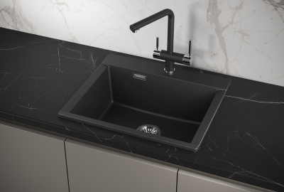 Кухонная мойка Granula 5804, ЧЁРНЫЙ