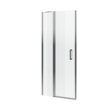 Душевая дверь со стенкой EXCELLENT Mazo 80 см хром (KAEX.3025.1S.8000.LP + KAEX.3025.1D.0538.LP)