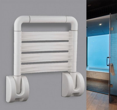 Сиденье для ванны Frap нерж сталь, белый (F8131)