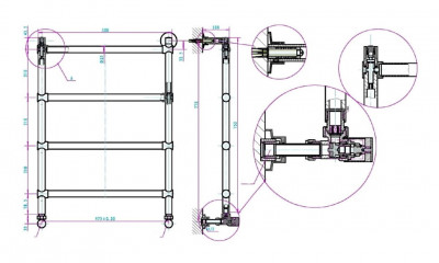 Boheme Provanse 703 полотенцесушитель водяной, бронза
