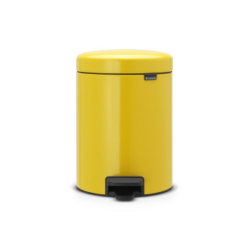 Brabantia NewIcon 112522 ведро для мусора с педалью 5 л, цвет - желтая маргаритка