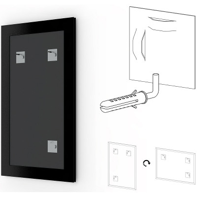 Зеркало настенное Evoform Definite 153х73 BY 1114 в багетной раме Сухой тростник 51 мм