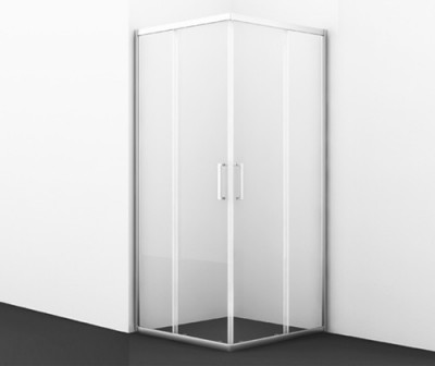 WasserKRAFT Main 41S19 душевой уголок 100х100 см, с раздвижными дверьми
